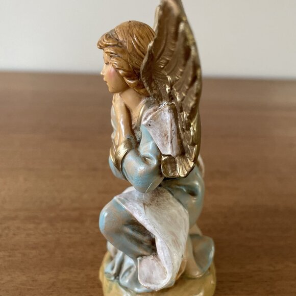 Fontanini Kneeling Angel 72518 Nativity Stable Heirloom figurine 5" Italy 1994 - Picture 3 of 12